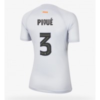 Barcelona Gerard Pique #3 Tredjetrøje Dame 2022-23 Kortærmet